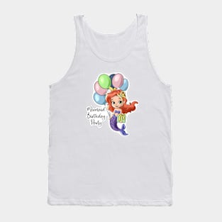 Mermaid Birthday Party Tank Top